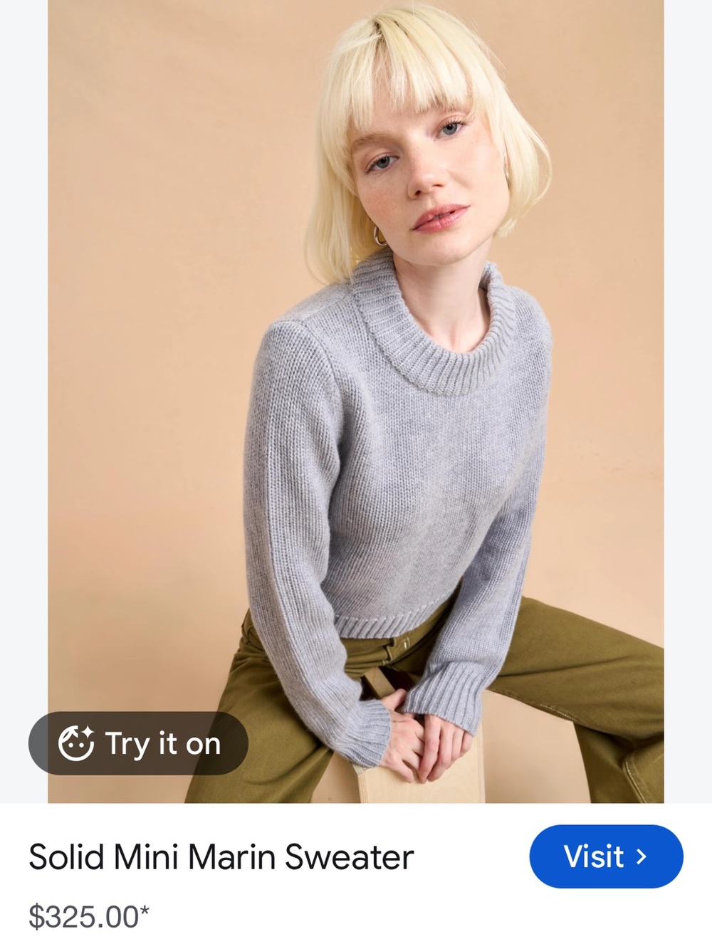 100% prima cotton La Ligne sweater xxs